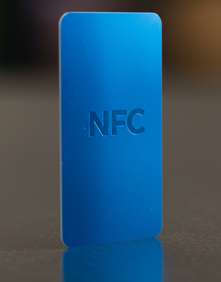 Carte NFC bleu