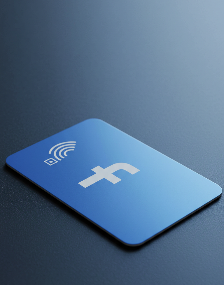 Carte NFC Facebook
