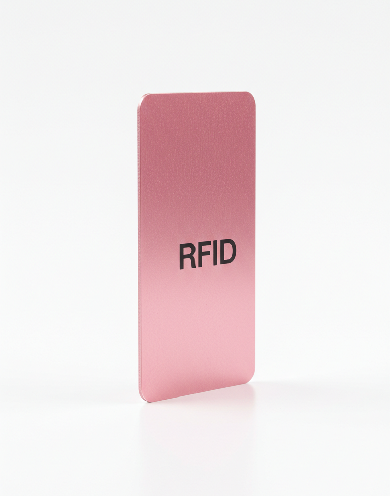 Carte RFID rose